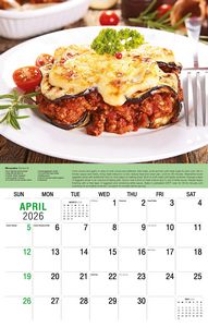 Galleria Wall Calendar 2026 Recipes