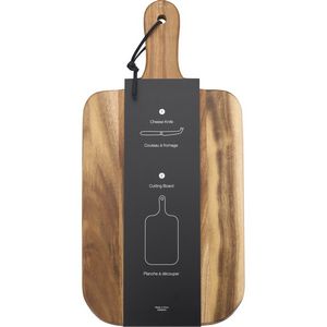 Wood Brown/Silver Blank Back of Packaging View