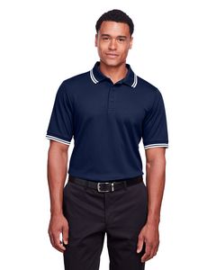 Devon and Jones CrownLux Performance® Men's Plaited Tipped Polo