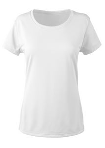 Zorrel® Ladies' Brazil Syntrel™ Short Sleeve Popcorn Knit Tee Shirt