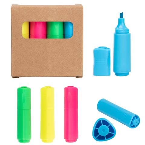 4-in-1 Mini Highlighter Set
