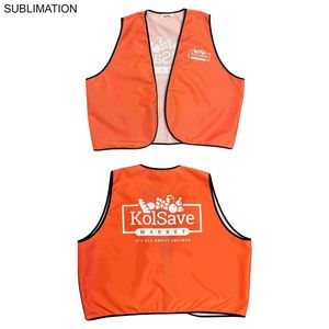 72 Hr Fast Ship - Domestic Made Poplin Vest, Fully Sublimated front and back, Uniform Vest