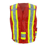 Red 100% Cotton Supervisor Safety Vest