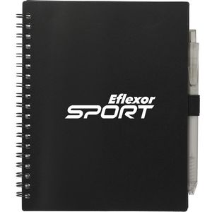 5.5'' x 7'' FSC® Recycled Spiral Notebook w/ RPET Pen