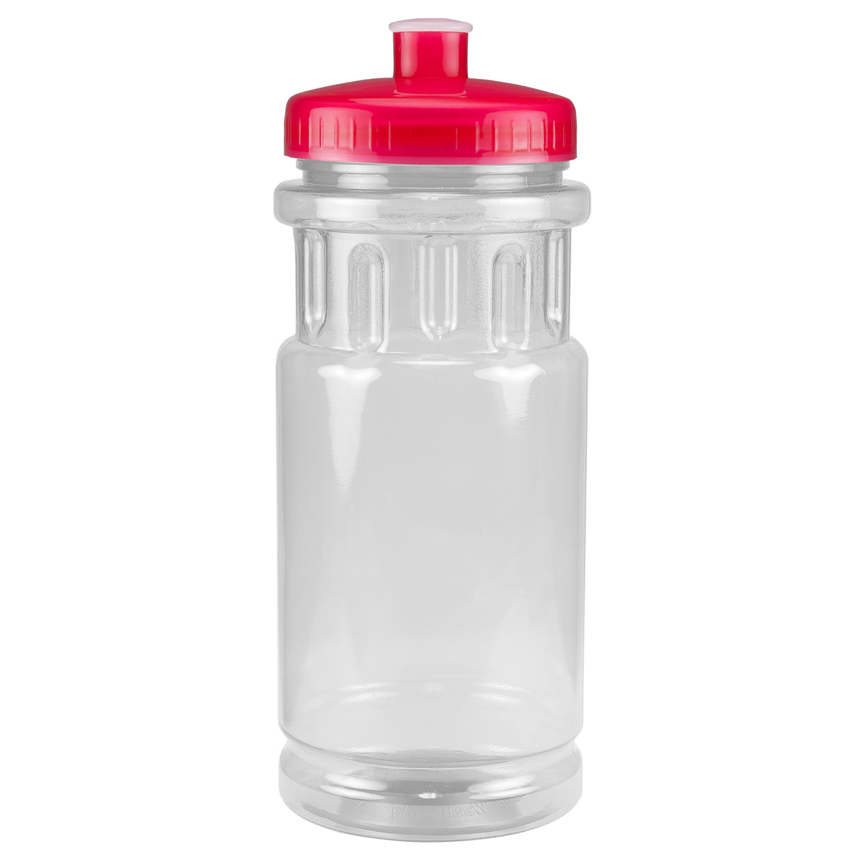 Translucent Clear/Translucent Red Lid