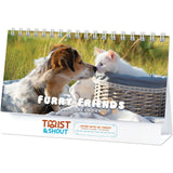 Full Colour Furry Friends Desk Calendar