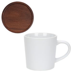 Circo 16 oz Ceramic Mug with Wooden Lid