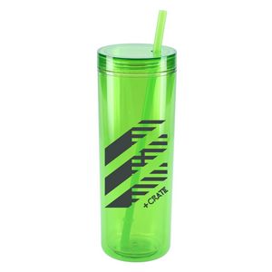 Chroma Recycled Acrylic Skinny Tumbler 16oz
