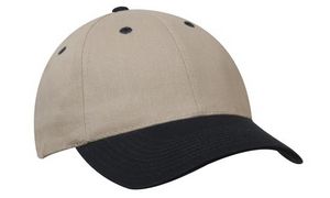000953 Brushed Heavy Cotton 6 Panel Cap