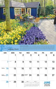 Galleria Wall Calendar 2026 Living Healthy