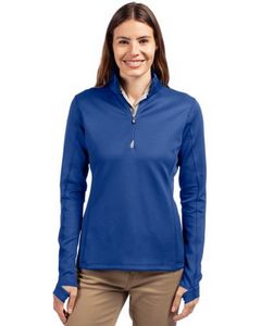 Cutter & Buck Traverse Stretch Quarter Zip Womens Pullover