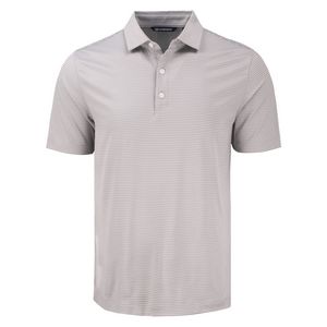 Cutter & Buck Forge Eco Fine Line Stripe Stretch Recycled Mens Polo