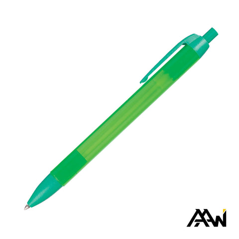 Widebody Pen w/Translucent Barrel - Matte Colored Accent