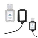 30 Ml. (1 Fl. Oz.) Hand Sanitizer With Silicone Holder
