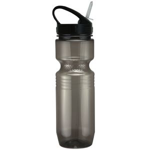 26 Oz. Translucent Jogger Bottle w/ Sport Sip Lid and Straw