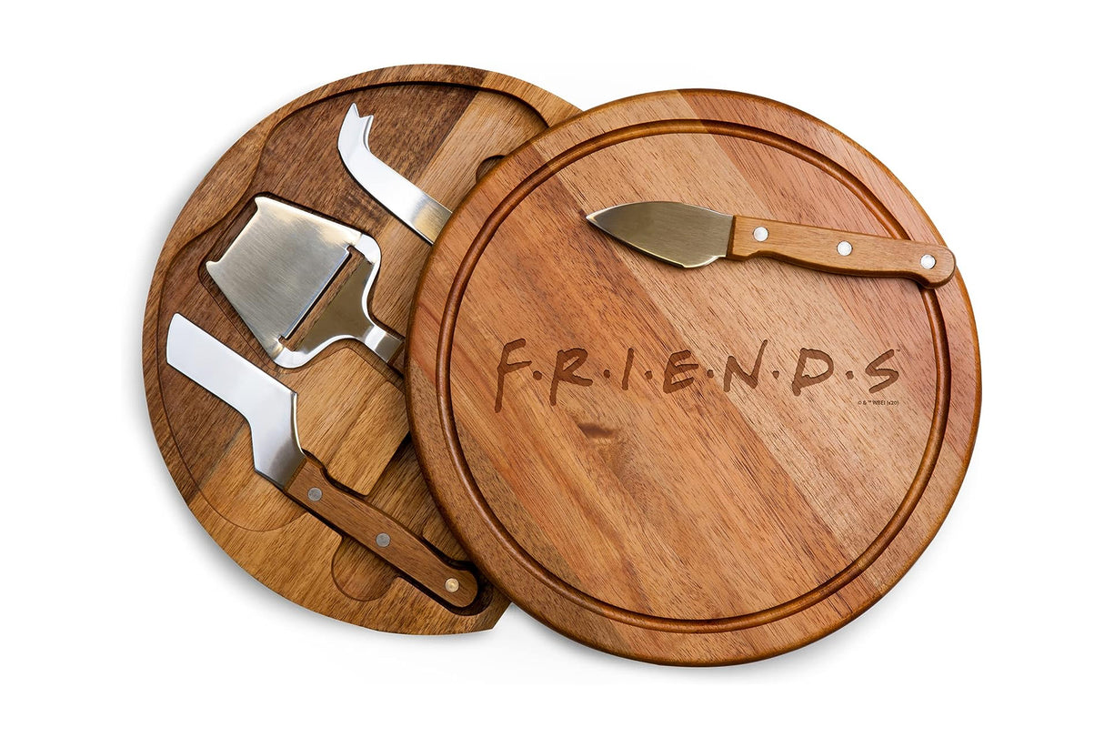 Toscana Acacia Circo Cheese Cutting Board & Tools Set