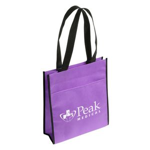 000660 Peak Non-Woven Tote Bag with Pocket