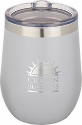 Gray/Clear/Silver Logo Front View