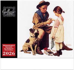 Galleria Wall Calendar 2026 Norman Rockwell