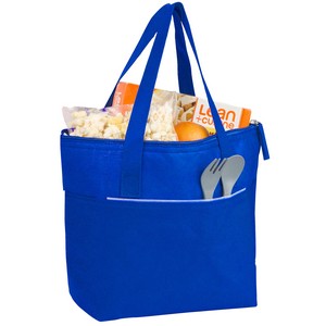Mist Recycled 9-Can Non-Woven Tote Cooler