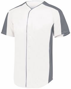 Augusta Adult Full-Button Baseball Jersey