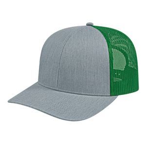 000379 Cap America Poly/Cotton Trucker Mesh Back Cap