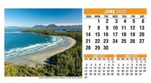 Galleria Sun, Sand & Surf Desk Tent Calendar