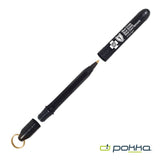 Pokka? Pocket Pen w/Dock & Gold Keyring & in Tin Box