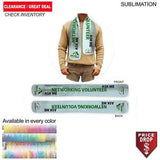 Ultra Soft and Smooth Microfleece Scarf, 6x50, Sublimated Edge to Edge BOTH sides
