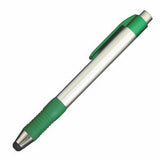Carlisle Plastic Plunger Action Ballpoint Pen with soft PDA stylus (3-5 Days)
