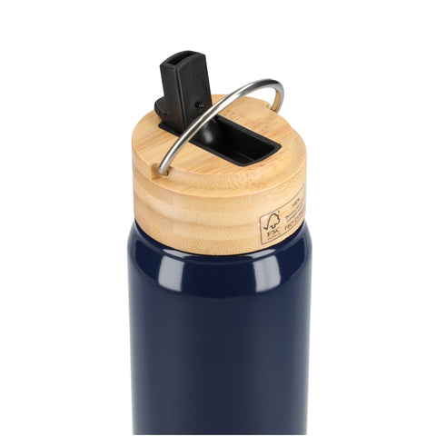 Billy 26oz Eco-Friendly Aluminum Bottle W/ FSC® 100% Bamboo Lid