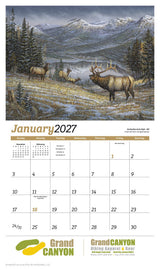 HotLine Products Wildlife Collection Appointment Calendar - Stapled open image