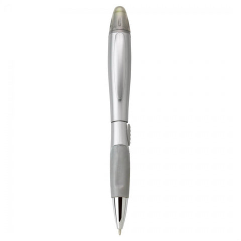 Silver Blossom Ballpoint Penhighlighter
