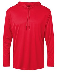 Badger Sport Unisex B-Core Long-Sleeve Performance Hooded T-Shirt