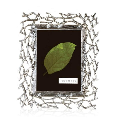 Twig Picture Frame - Antique Silver