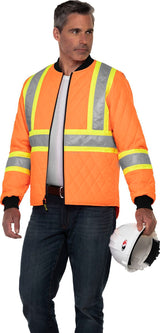 Hi-Vis Orange/Silver/Yellow  Lifestyle View