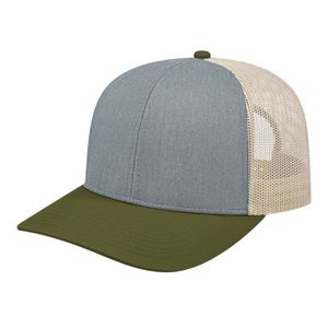 000379 Cap America Poly/Cotton Trucker Mesh Back Cap