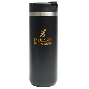 Buckhorn 530 Ml. (18 Fl. Oz.) Stainless Steel Bottle With Flip Straw