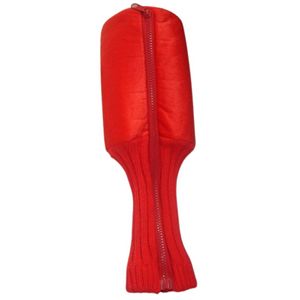 Barrel style Plush Red Golf Head Cover
