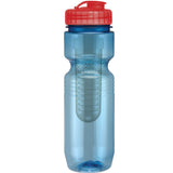 Blue/Translucent Red Lid