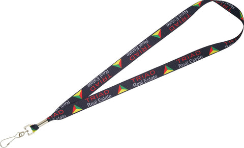 Full Color 3/4'' Lanyard w/ Hook