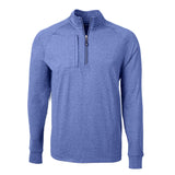 Cutter & Buck Adapt Eco Knit Heather Mens Quarter Zip Pullover