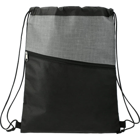 Cross® Weave Zippered Drawstring Bag