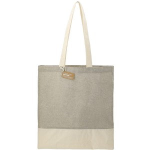 Split Recycled 5oz Cotton Twill Convention Tote
