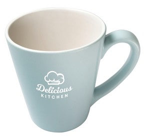 Dezine Colour Series 16oz 2tone pastel blue/white mug (no gift box)