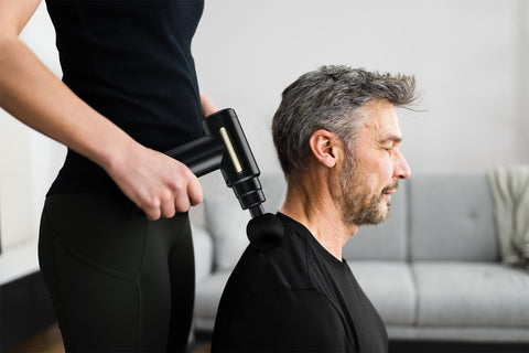 iLive Portable Cordless Massage Gun - Black