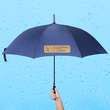 Executive Umbrella: 46" Arc With Straight Handle: 46" Arc with Straight Handle