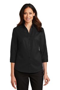 Port Authority® SuperPro™ Ladies 3/4- Sleeve Twill Shirt