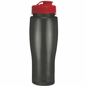 Translucent Smoke Gray/Red Lid Blank