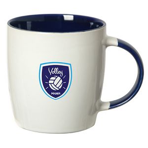 Koho 350 Ml. (12 Fl. Oz.) Stoneware Mug With Colored Handle